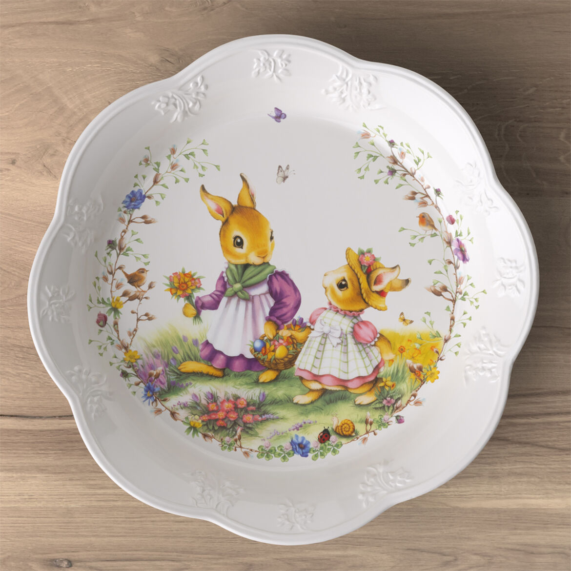 VILLEROY & BOCH Spring Fantasy Ciotola Coppa Prato Fiorito 670ml 30,5cm Tavola di Pasqua