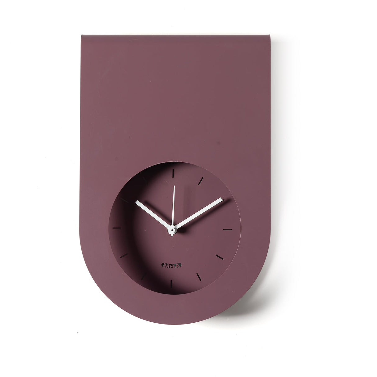 ARTI & MESTIERI Orologio di Design Minimal Lembo Viola Ametista 32x21cm