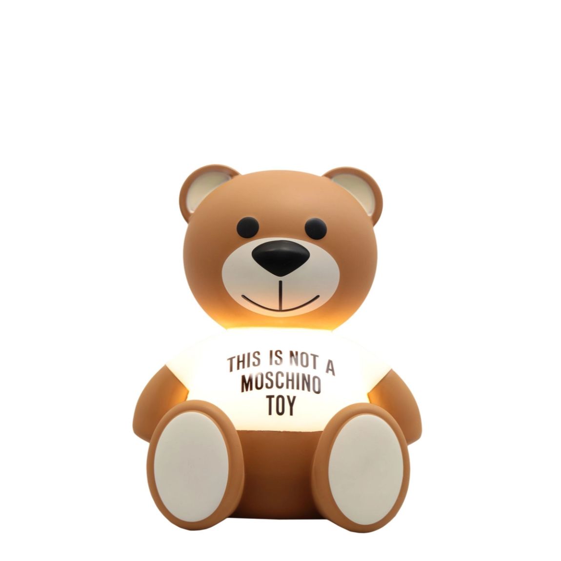 KARTELL Toy Moschino Lampada da Tavolo Marrone Bianco 30x25cm