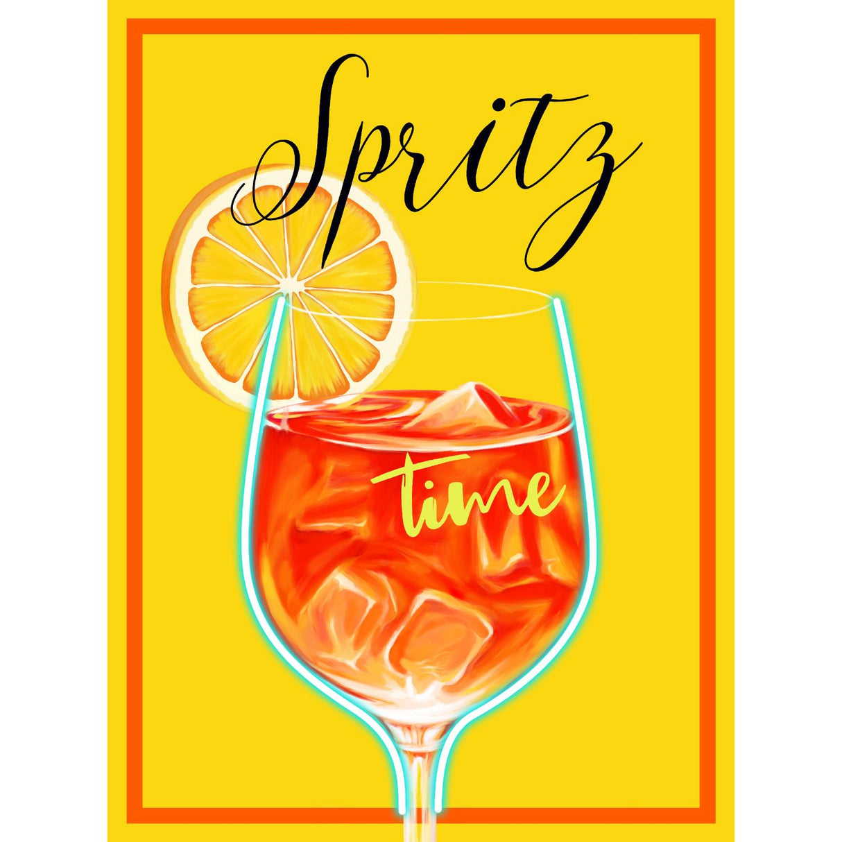 PALAIS ROYAL Quadro Stampa su Tela con LED Spritz 60x80cm