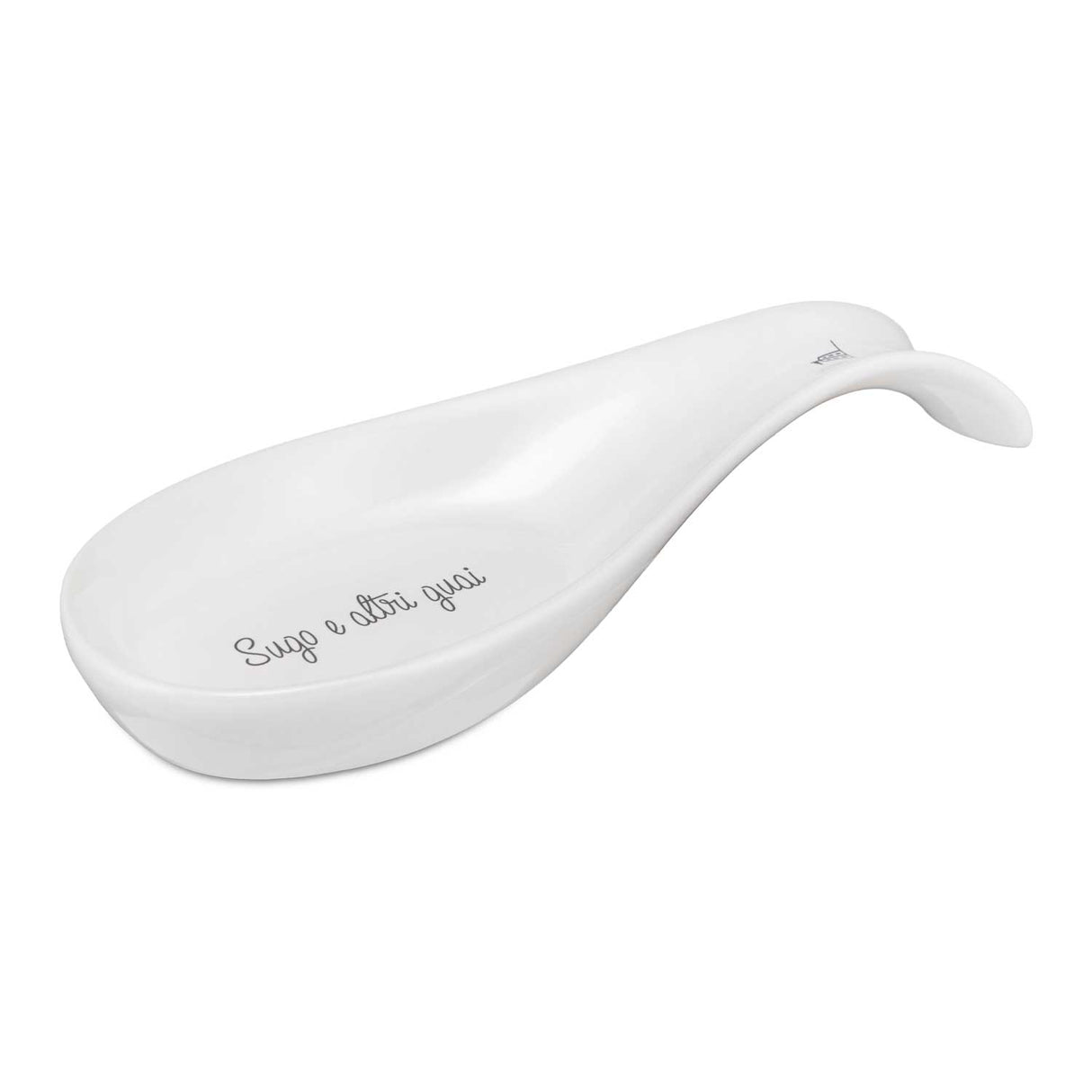 LA PORCELLANA BIANCA Gli Onesti Poggiamestolo 22x8cm Bianco Porcellana