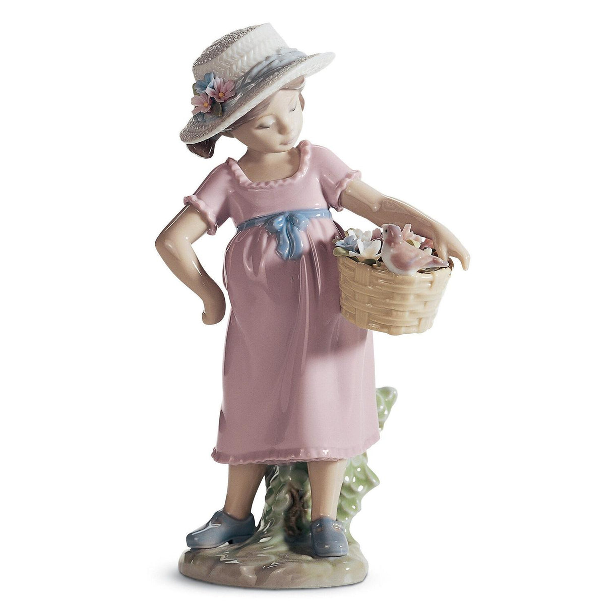 LLADRO' Come Sei Carino! Figurina Bimba 21x12cm Porcellana