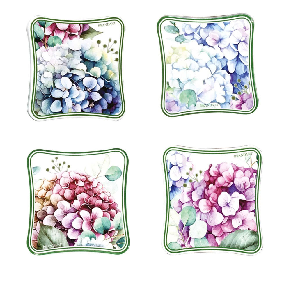 BRANDANI Flora Decorazione Sottomoka 11x11cm Ceramica e Sughero