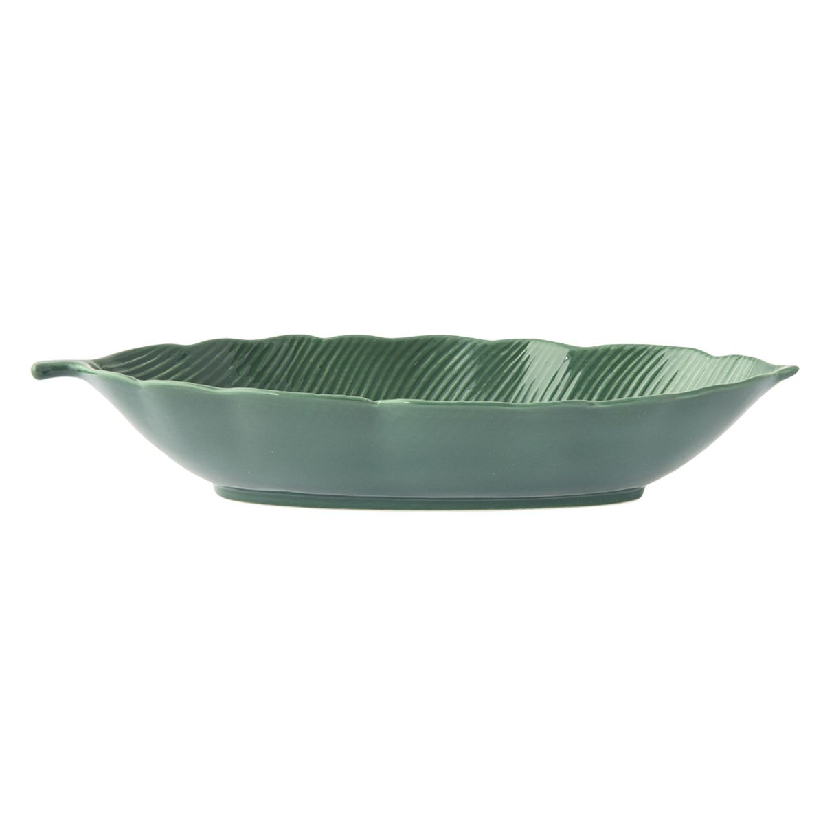 EASY LIFE Leaves Bowl Cup Leaf 36x16cm Green Porcelain