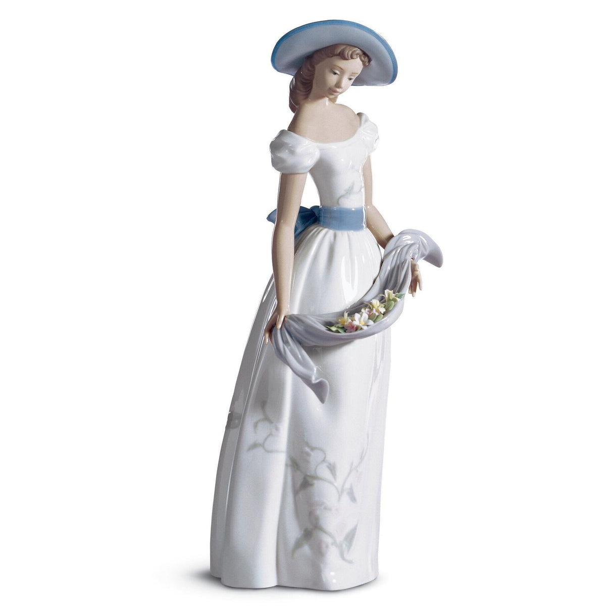 LLADRO' Figurina Donna Fragranze e Colori 41x18cm Porcellana