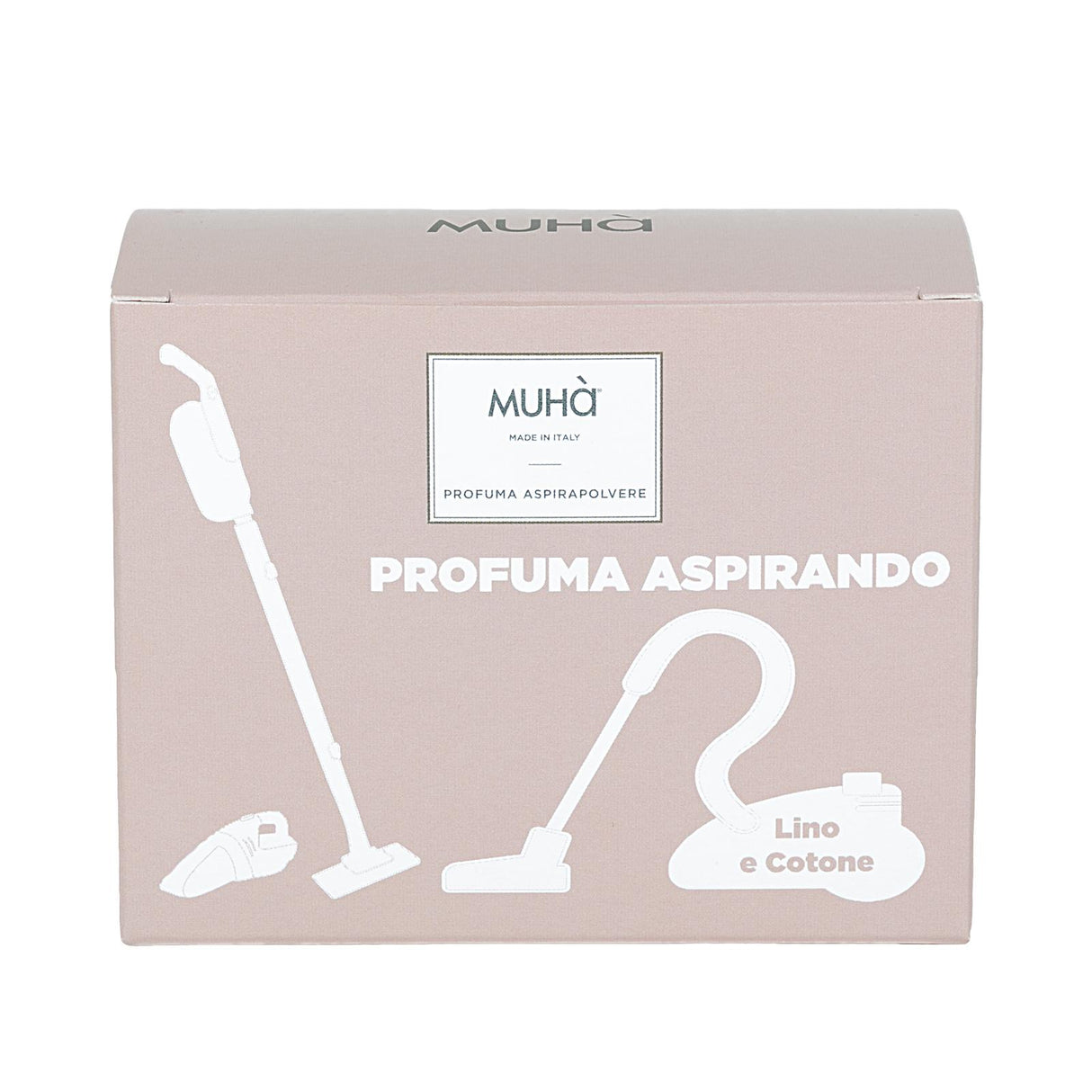 MUHA' Vacuum Cleaner Perfume Set of 5 Linen and Cotton Bags