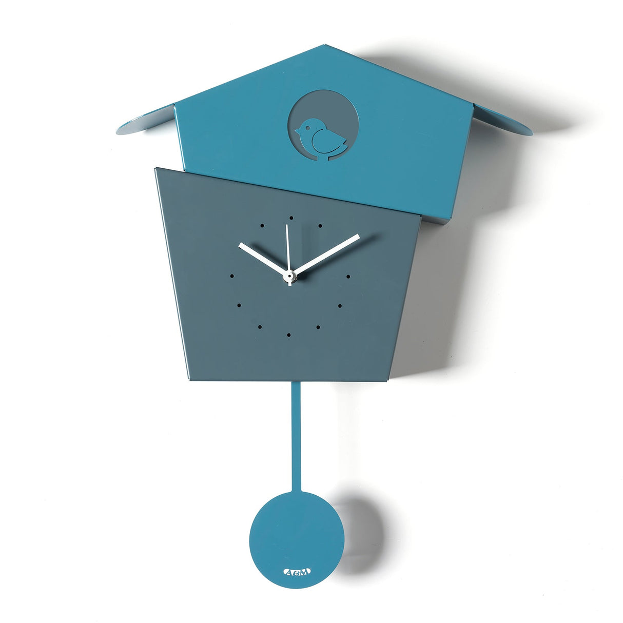 ARTI & MESTIERI Orologio da Parete Picchiarello Blu Oltremare Petrolio Blu Oltremare 45x36cm