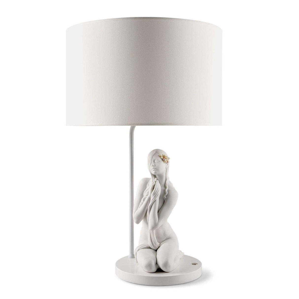 LLADRO' Lampada da Tavolo Pace Interiore 63x40cm Porcellana
