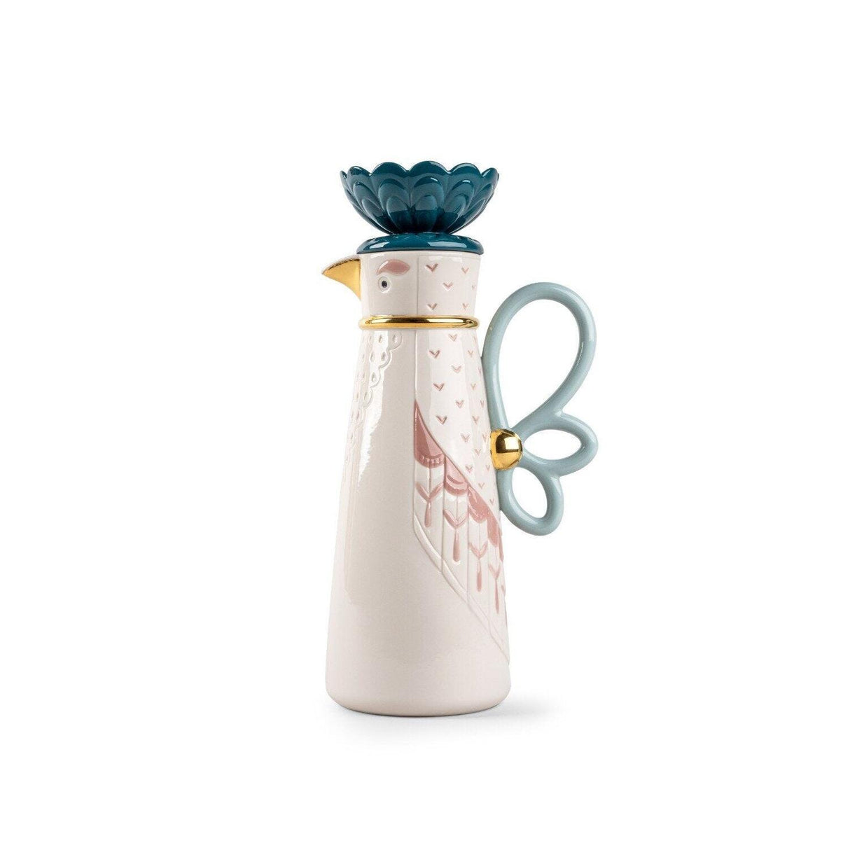 LLADRO' Caffettiera Porta Caffé Kawki 29x15cm Porcellana