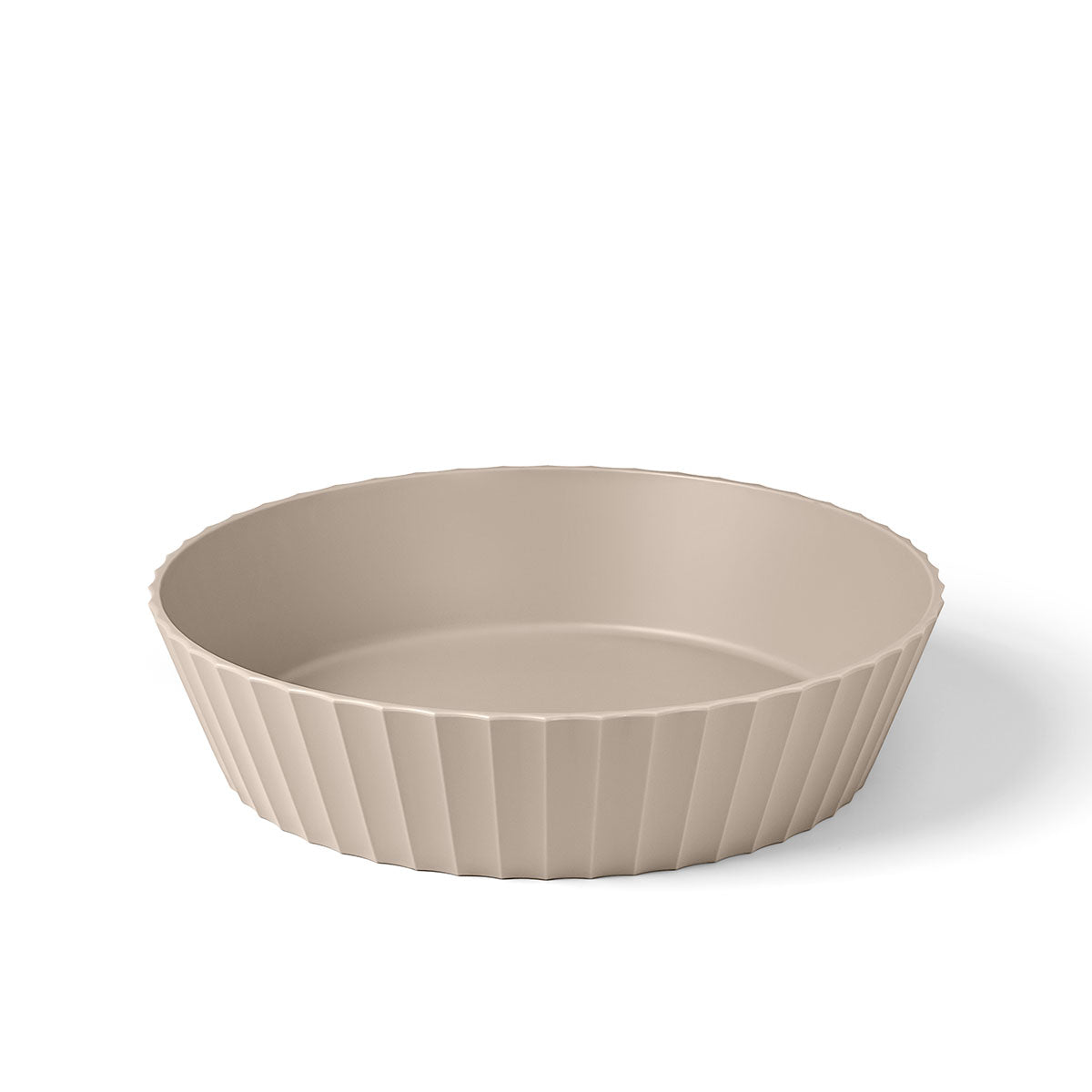 BLIM PLUS Bowl Cup Salad Bowl Hera L 25cm Moka Gray Gray Made in Italy 100% Recyclable