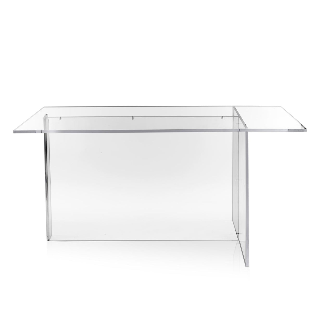 iPLEX Aria Tavolo Trasparente 155x75x80cm Made in Italy PMMA