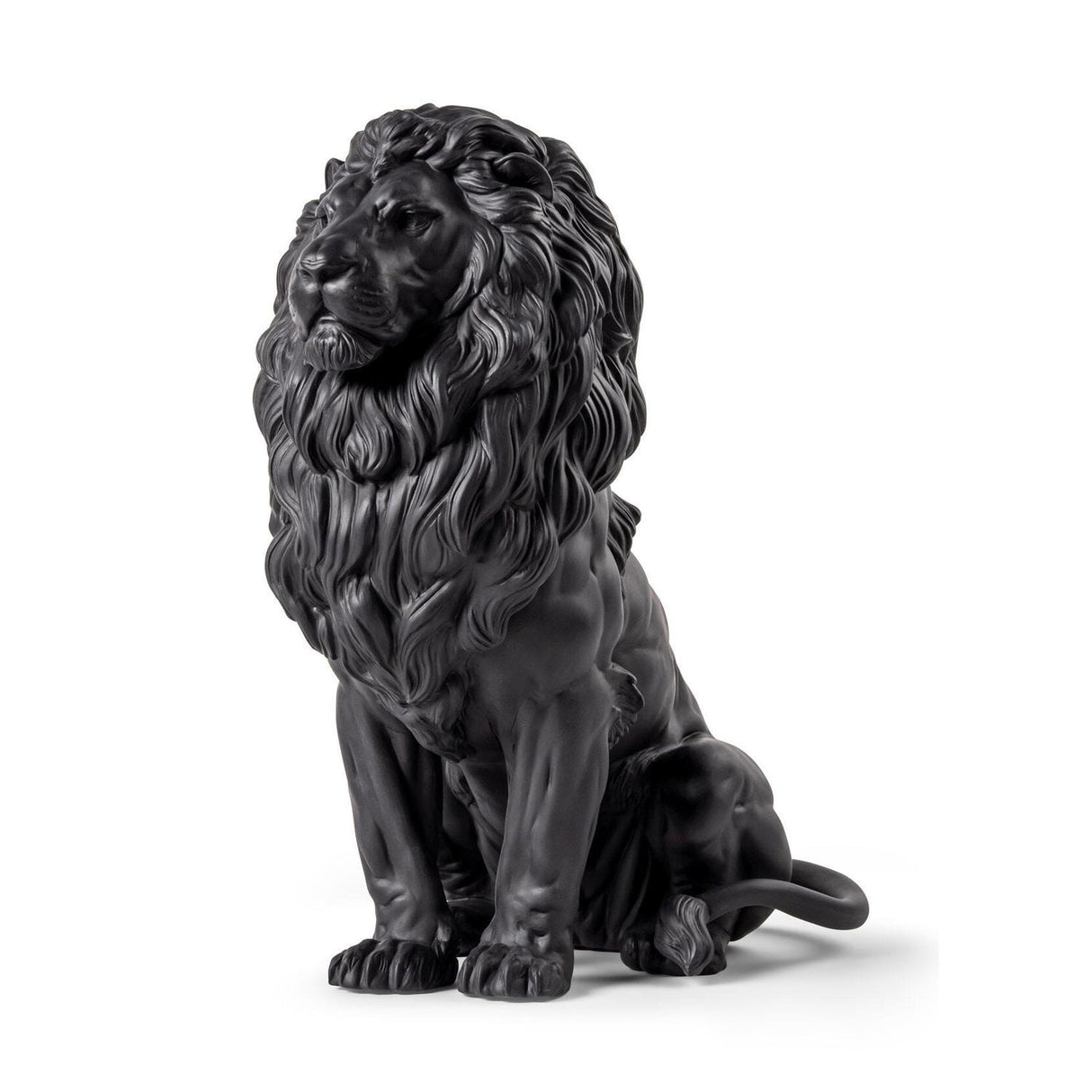 LLADRO' Scultura Leone Maestoso 43x25cm Porcellana