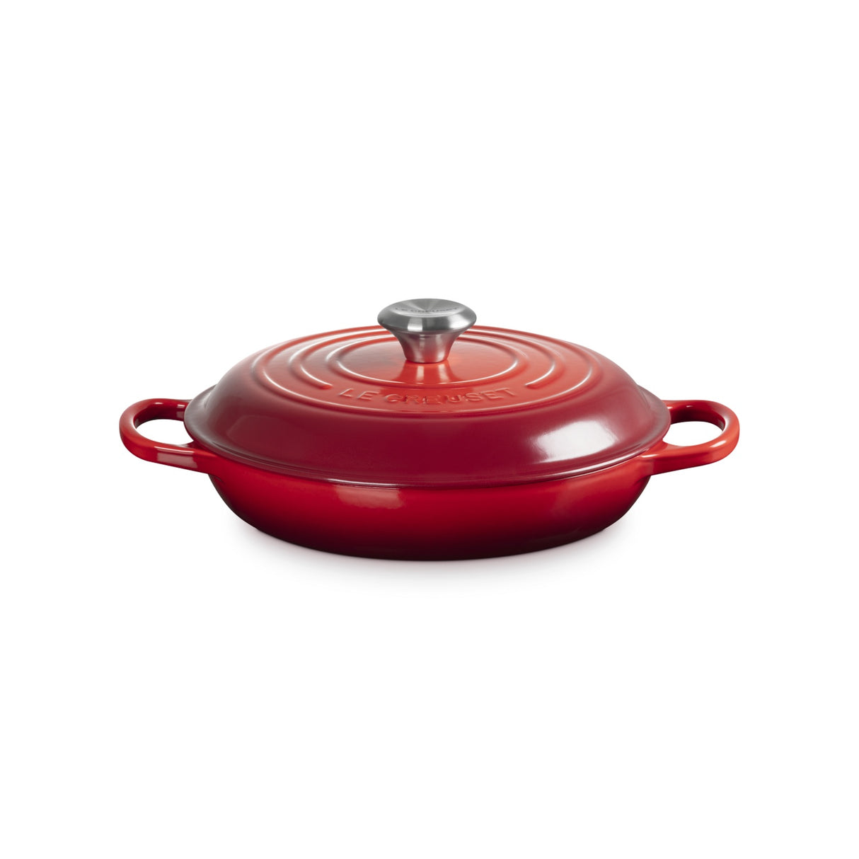 LE CREUSET Tegame Basso Evolution 26cm Ciliegia Ghisa Vetrificata
