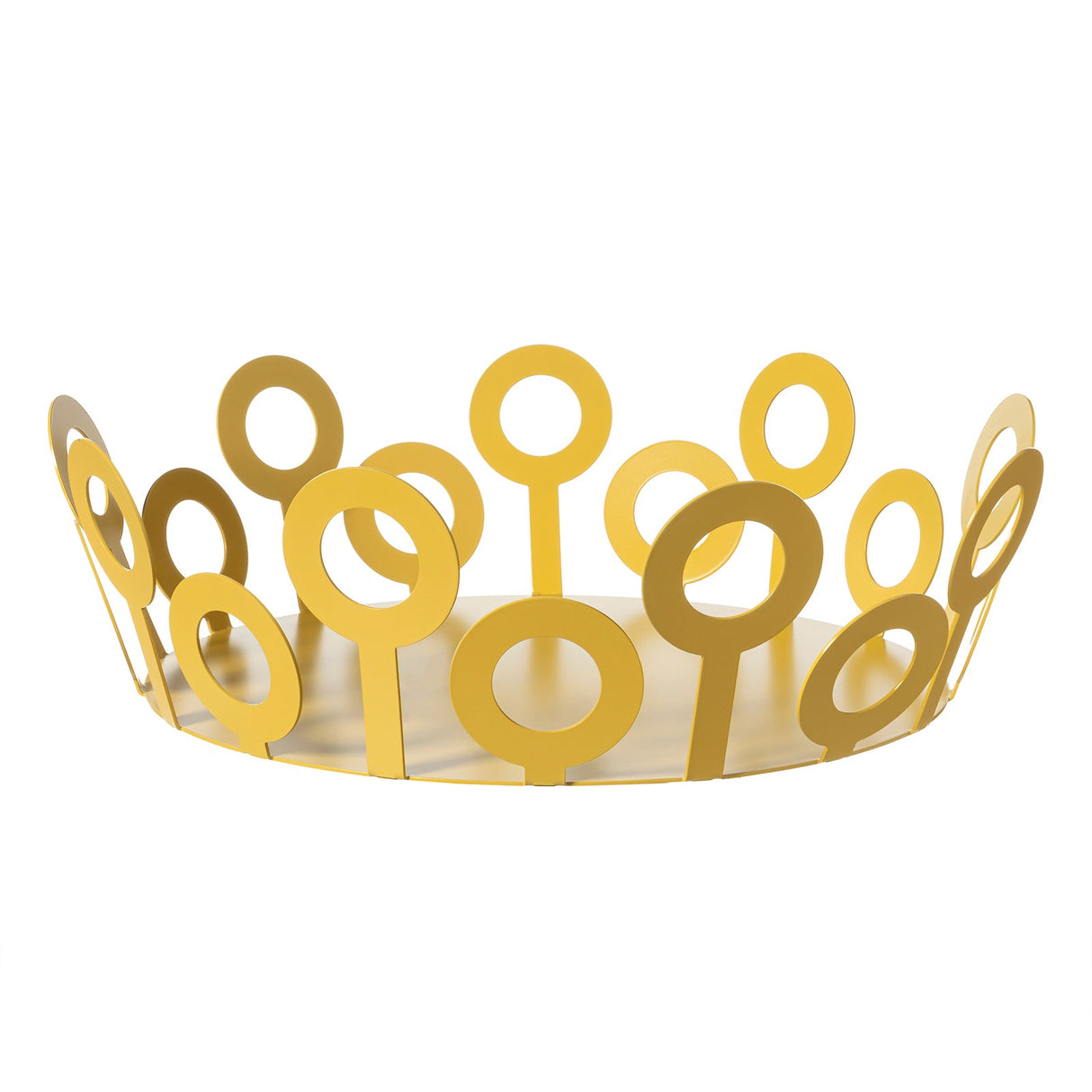 ARTI & MESTIERI Centrotavola Grande Bollicine Ocra 10x28cm