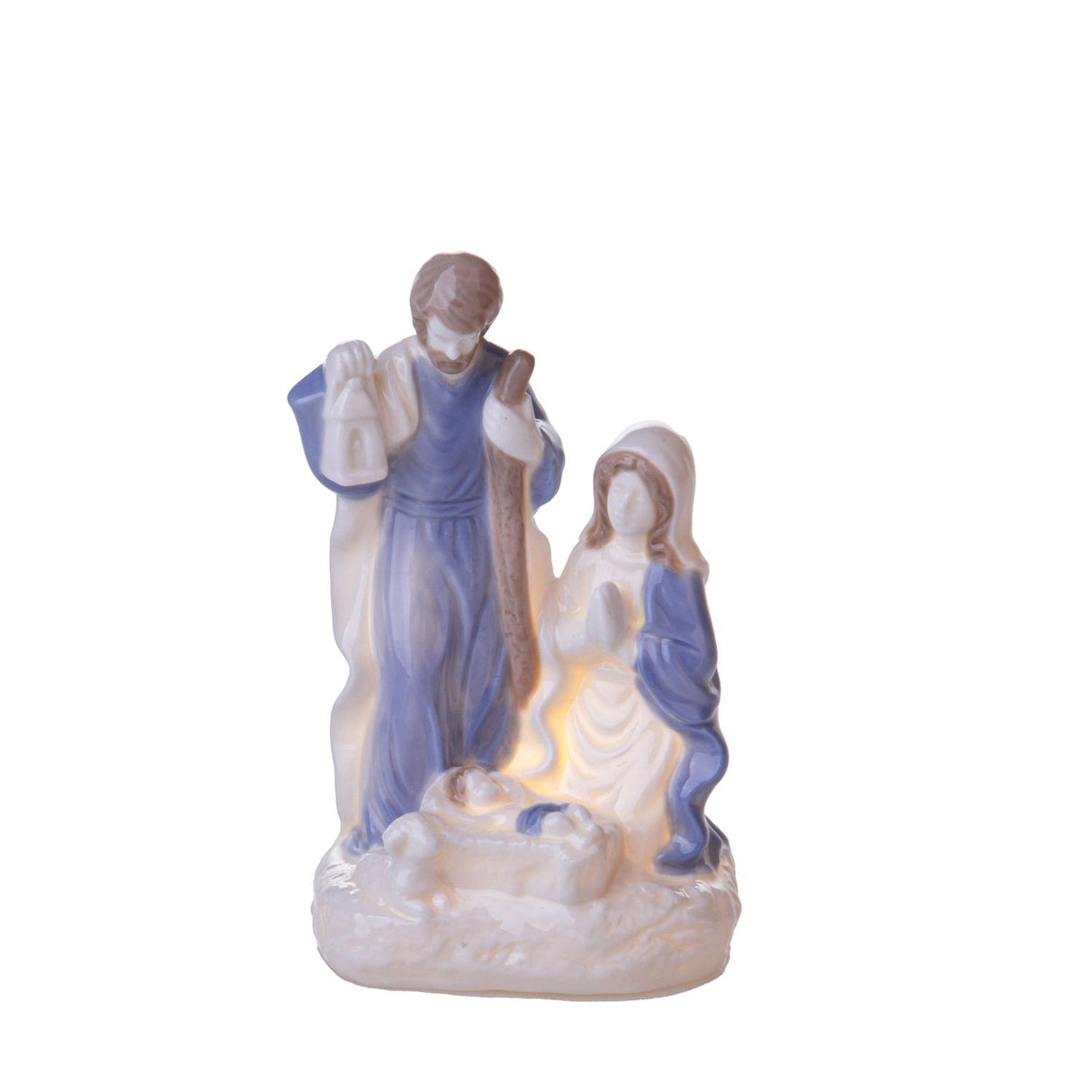BIANCHI DINO Nativity Nativity Scene with LED in Porcelain 16.5cm