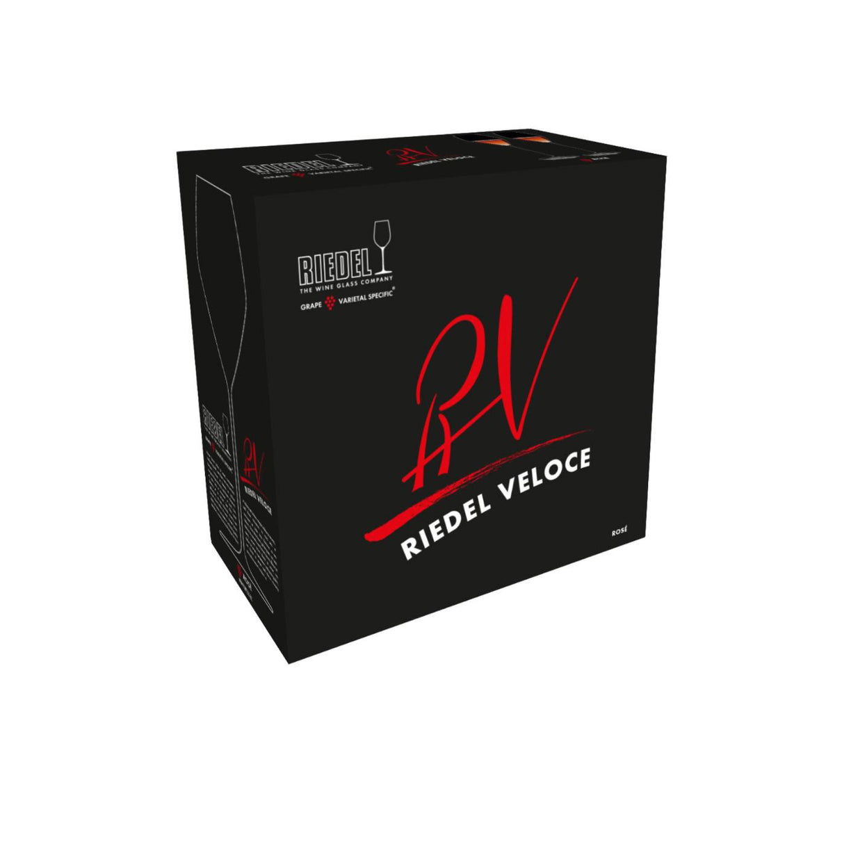 RIEDEL Veloce Bicchiere Calice Rosè Set 2 Pezzi 347ml Cristallo