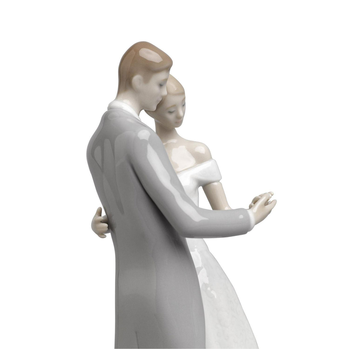 LLLADRO' "Forever united" Porcelain Married Couple Figure Statue H21cm