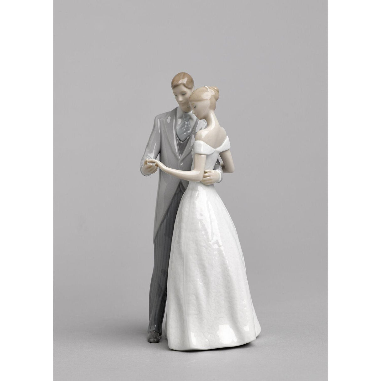 LLLADRO' "Forever united" Porcelain Married Couple Figure Statue H21cm