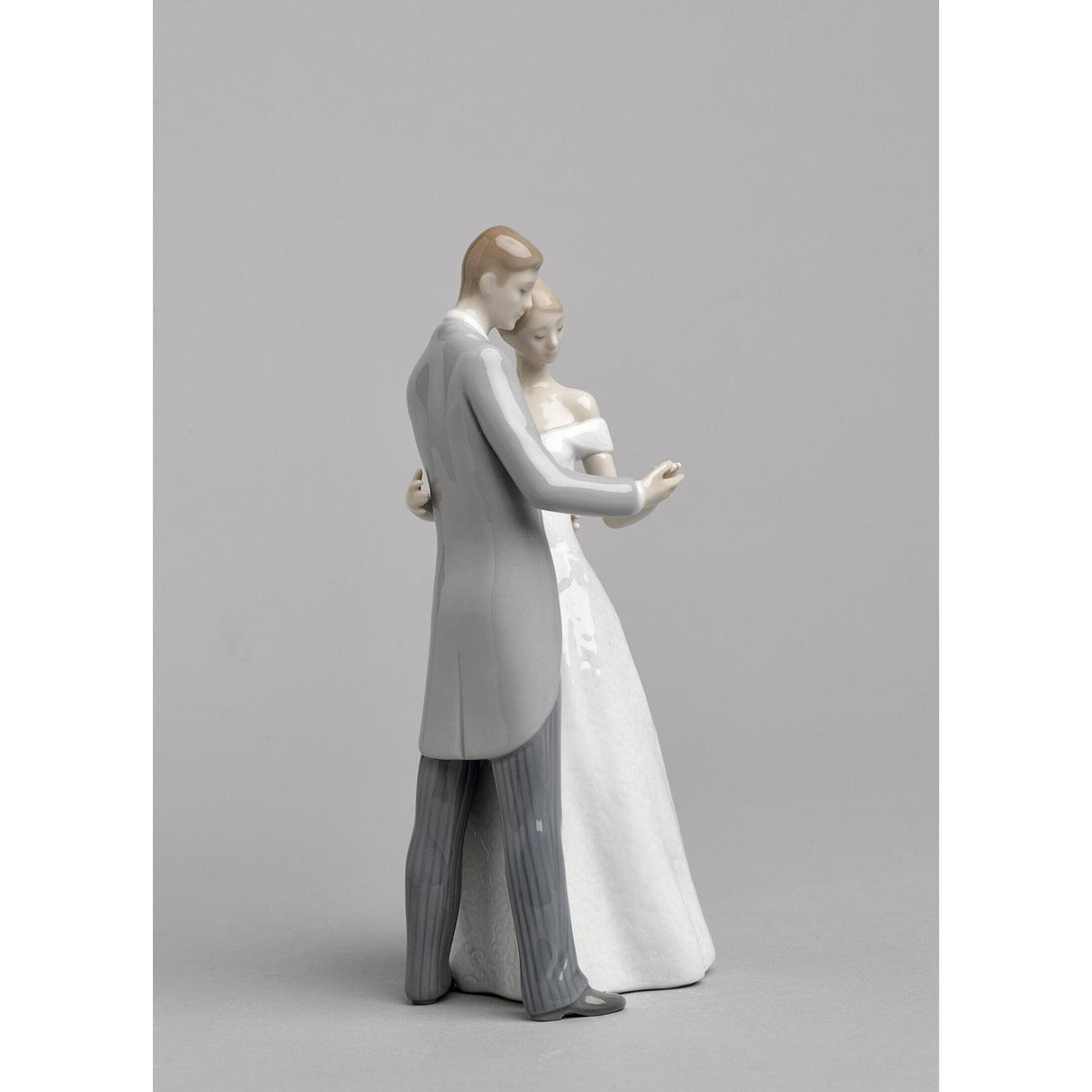 LLLADRO' "Forever united" Porcelain Married Couple Figure Statue H21cm