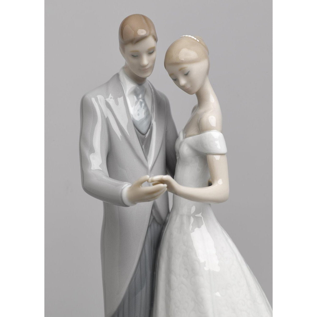 LLLADRO' "Forever united" Porcelain Married Couple Figure Statue H21cm