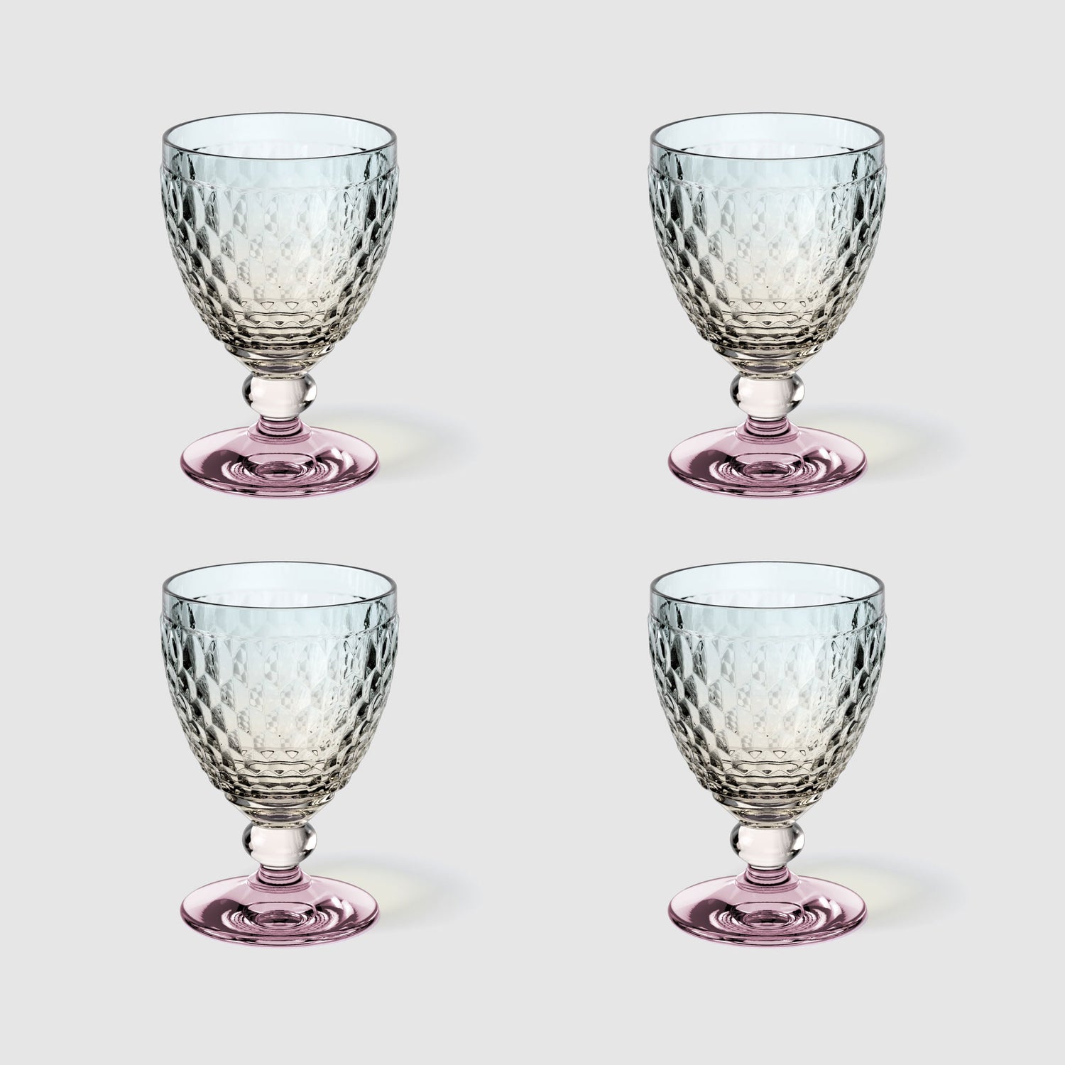VILLEROY & BOCH Boston Pearl Bicchiere Calice Vino Rosso Set 4 Pezzi 200ml Cristallo