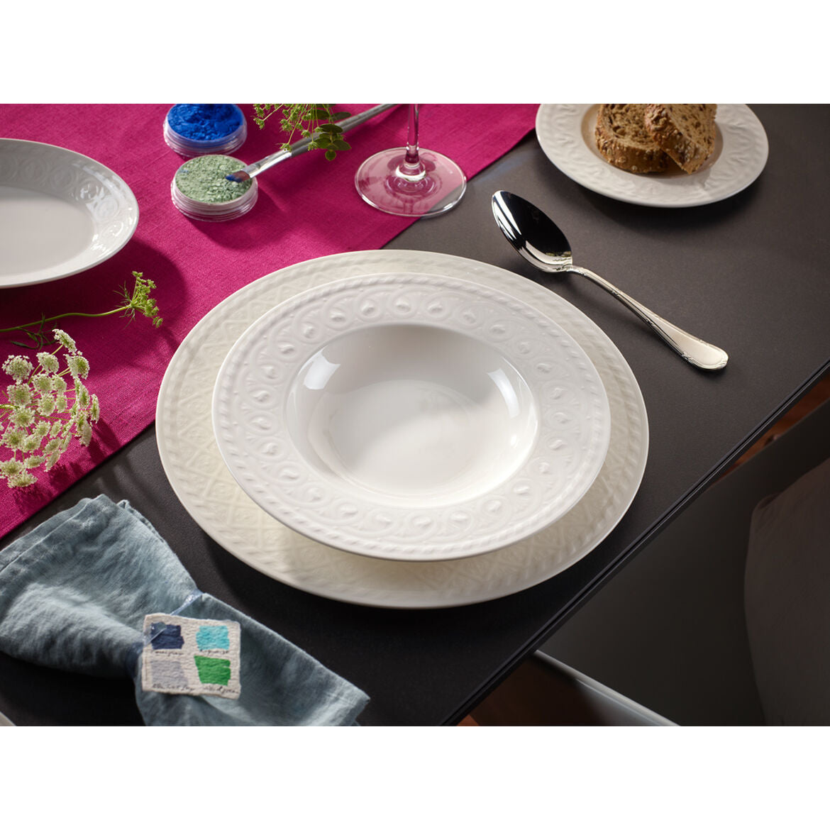 VILLEROY & BOCH - Cellini Deep Plate 24cm Porcelain 1046002700
