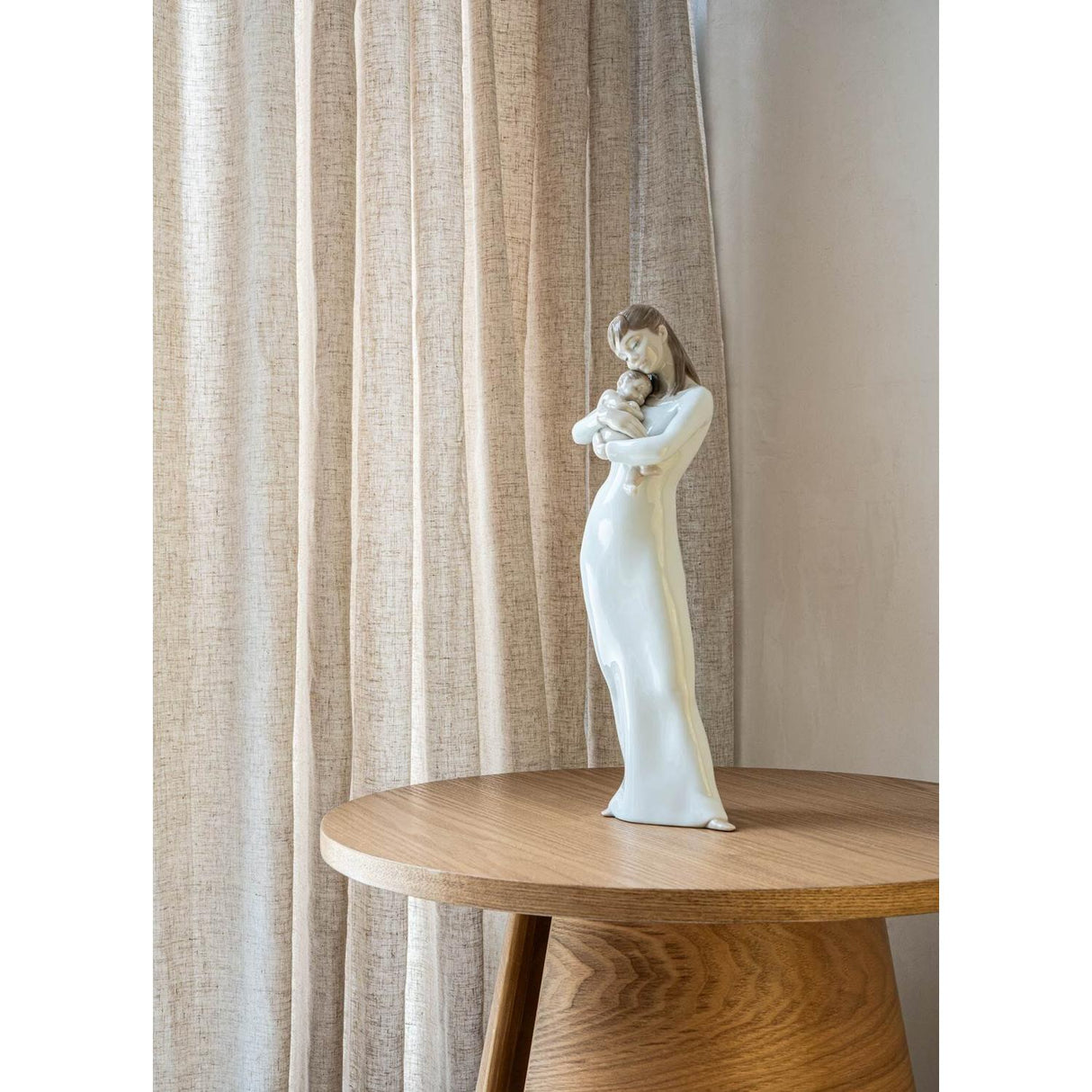 Lladró Figurina Madre Buonanotte Angelo Mio 35x9cm Porcellana