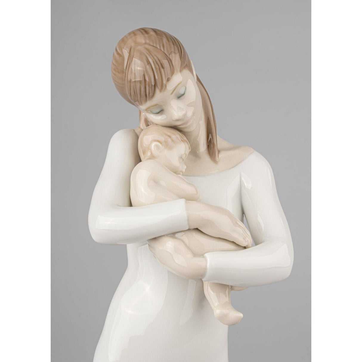 Lladró Figurina Madre Buonanotte Angelo Mio 35x9cm Porcellana