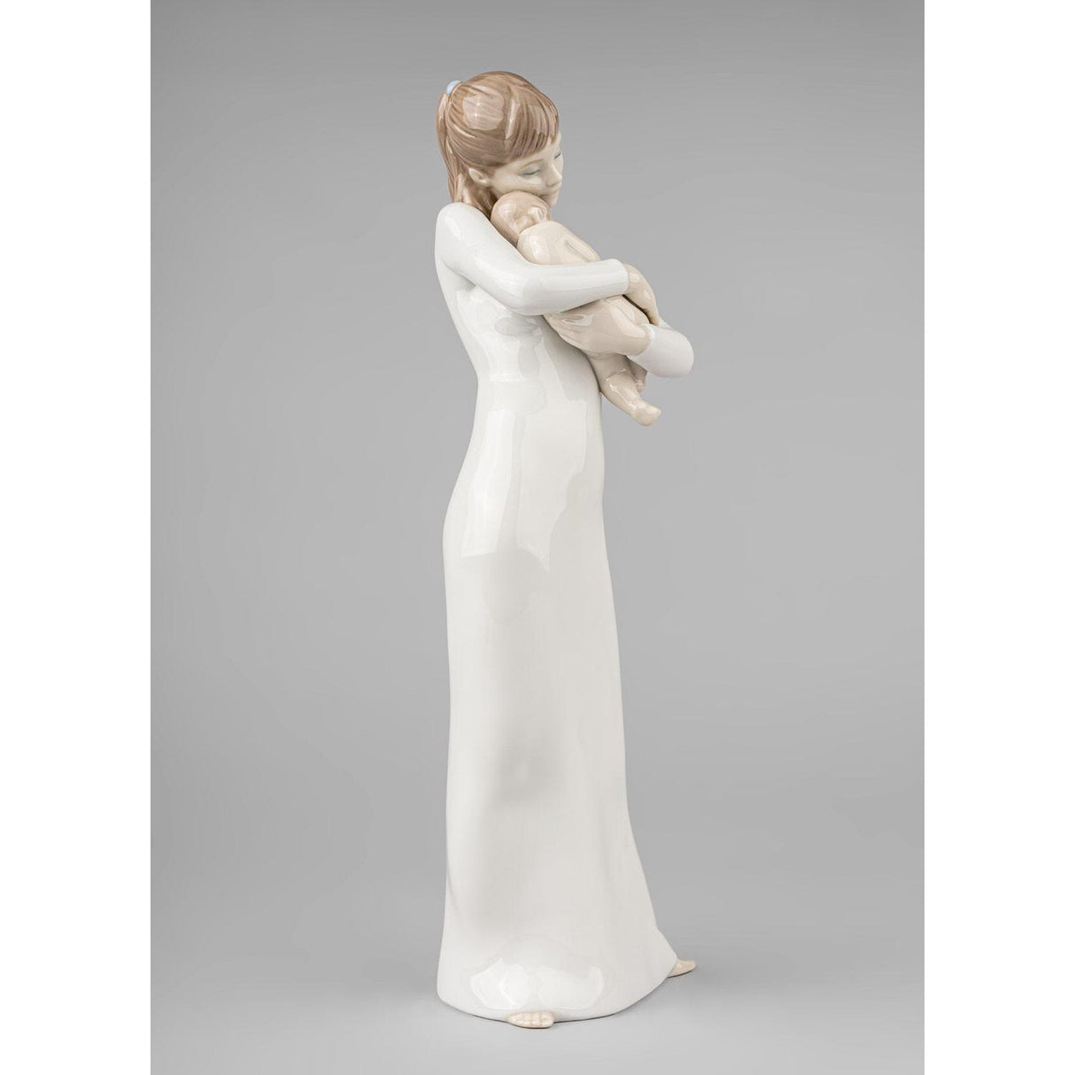 Lladró Figurina Madre Buonanotte Angelo Mio 35x9cm Porcellana