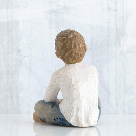 WILLOW TREE Figurina Statuina Bambino Pieno di Fantasia Design di Susan Lordi 6cm Resina