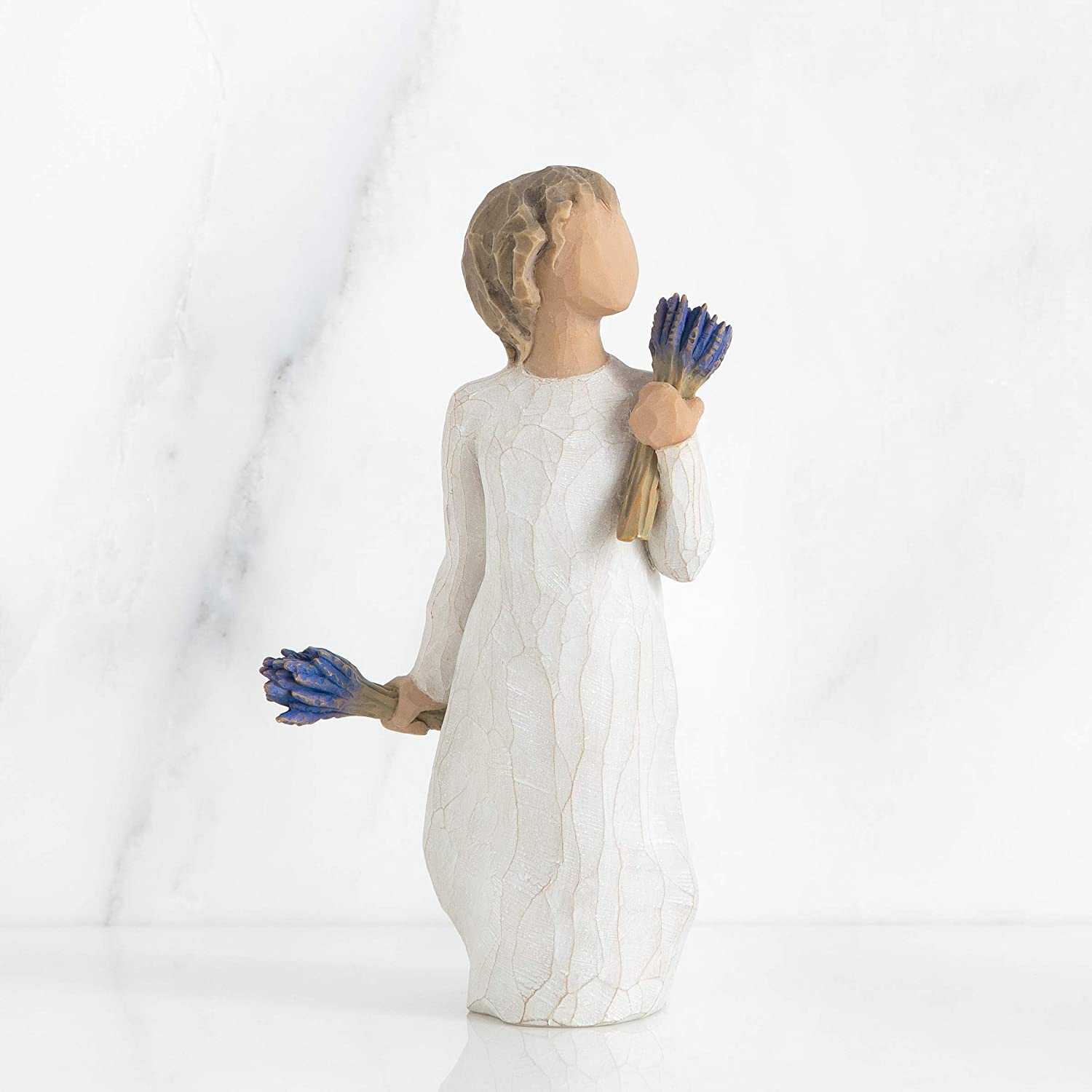 WILLOW TREE Figurina Statuina Grazia con Lavanda Design di Susan Lordi 14cm Resina