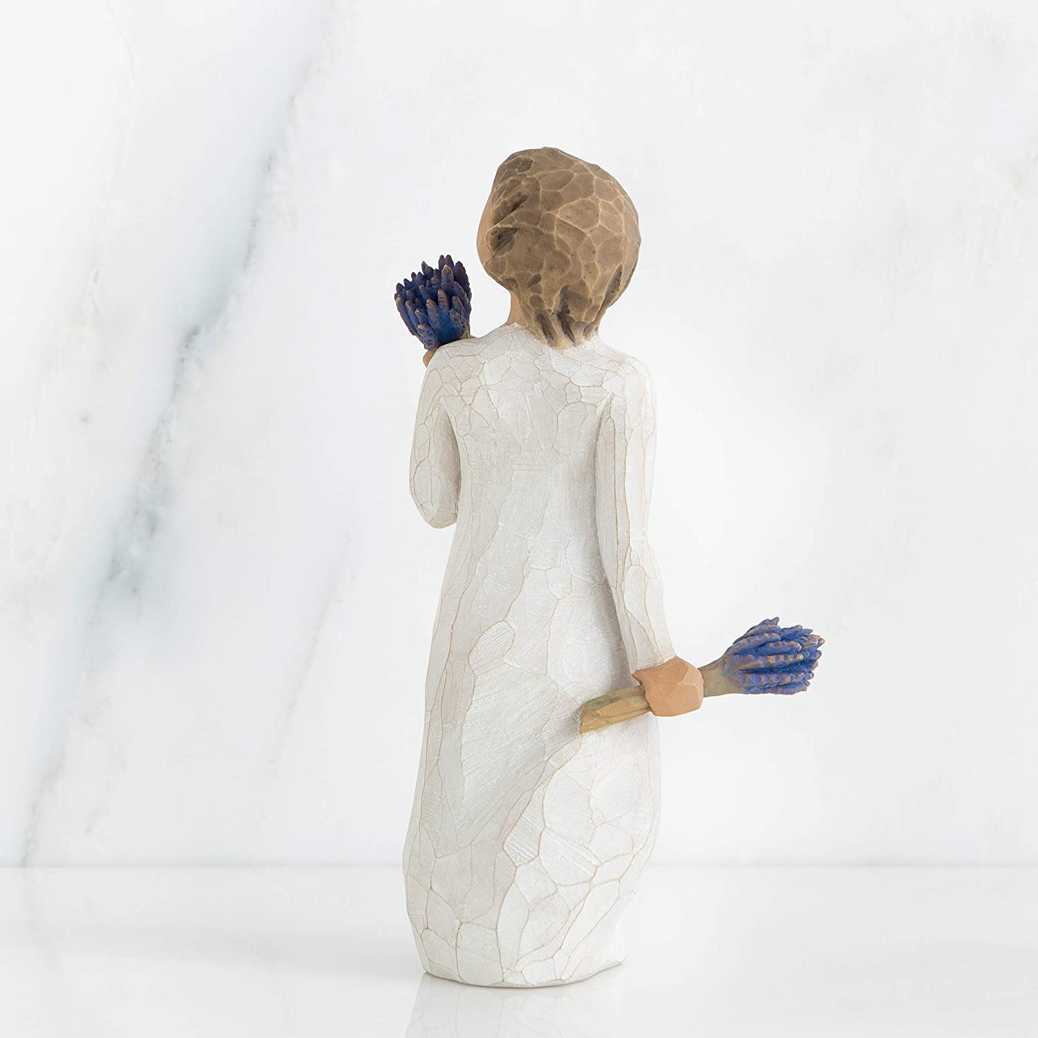 WILLOW TREE Figurina Statuina Grazia con Lavanda Design di Susan Lordi 14cm Resina