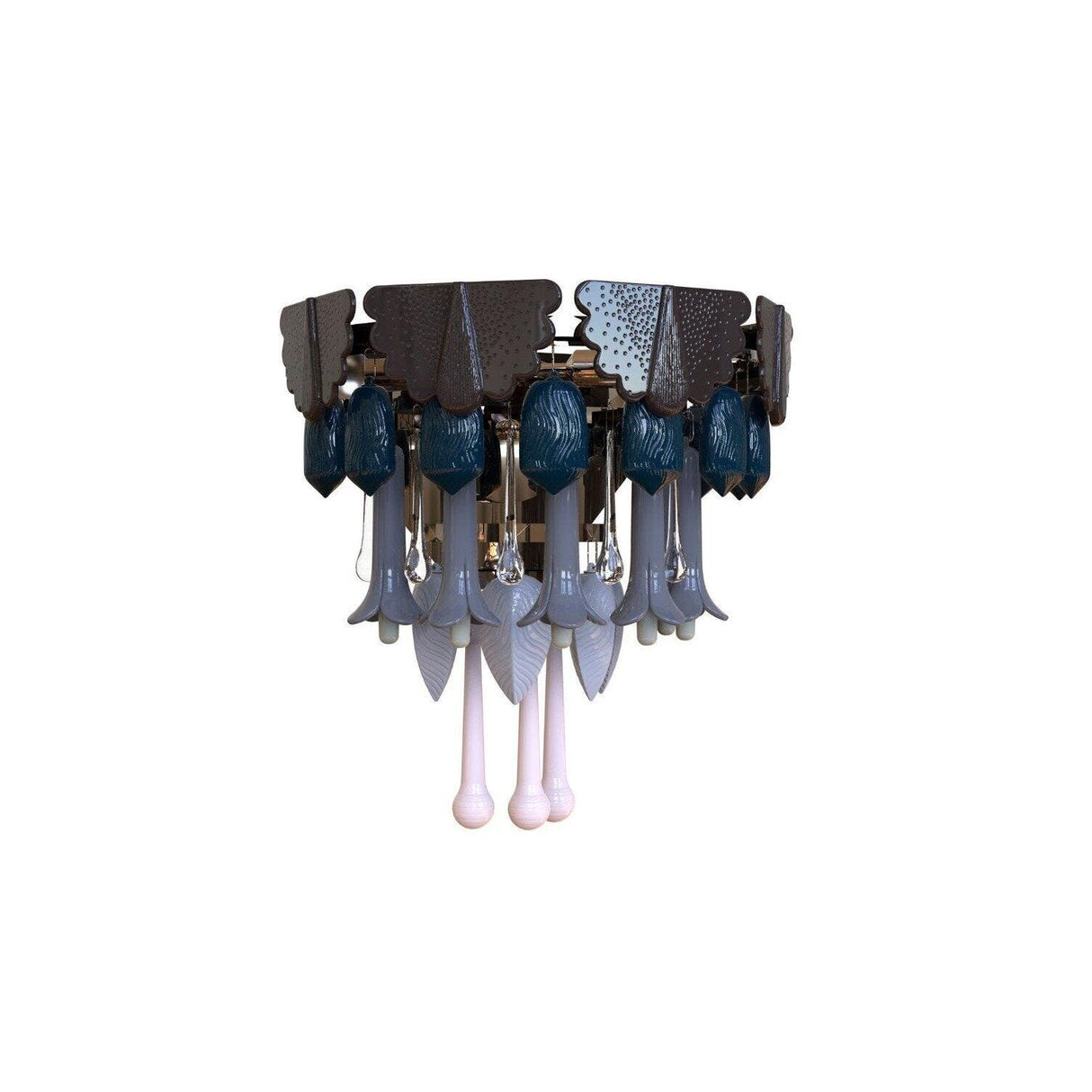 LLADRO' Applique Muro Seasons Inverno 41x41cm Porcellana