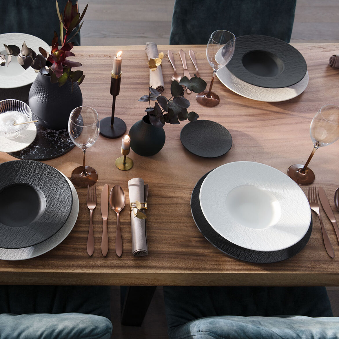 VILLEROY & BOCH Manufacture Rock Blanc Piatto Pasta Bianco 28cm 1042402790