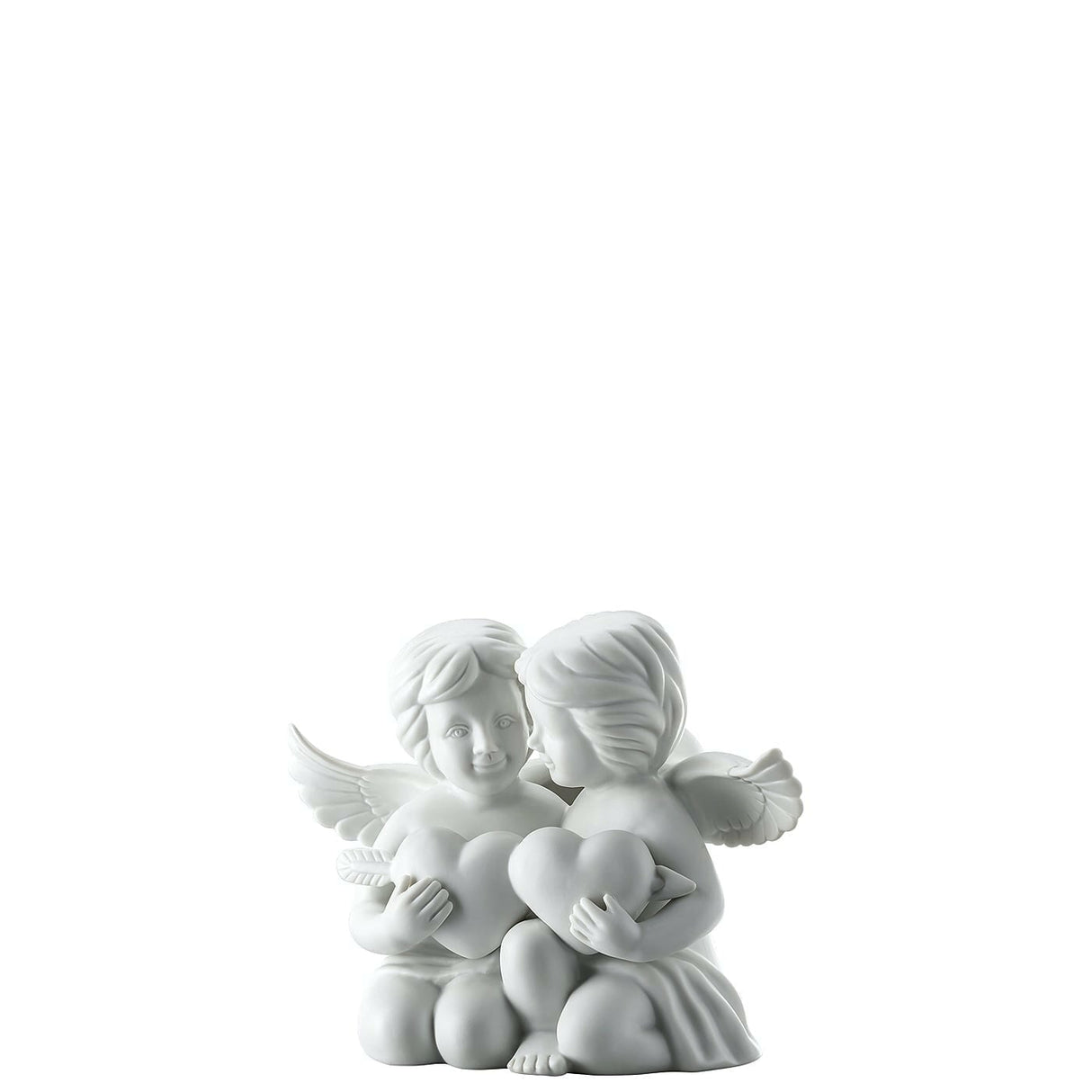 ROSENTHAL Coppia angeli con cuore 14,5cm Porcellana