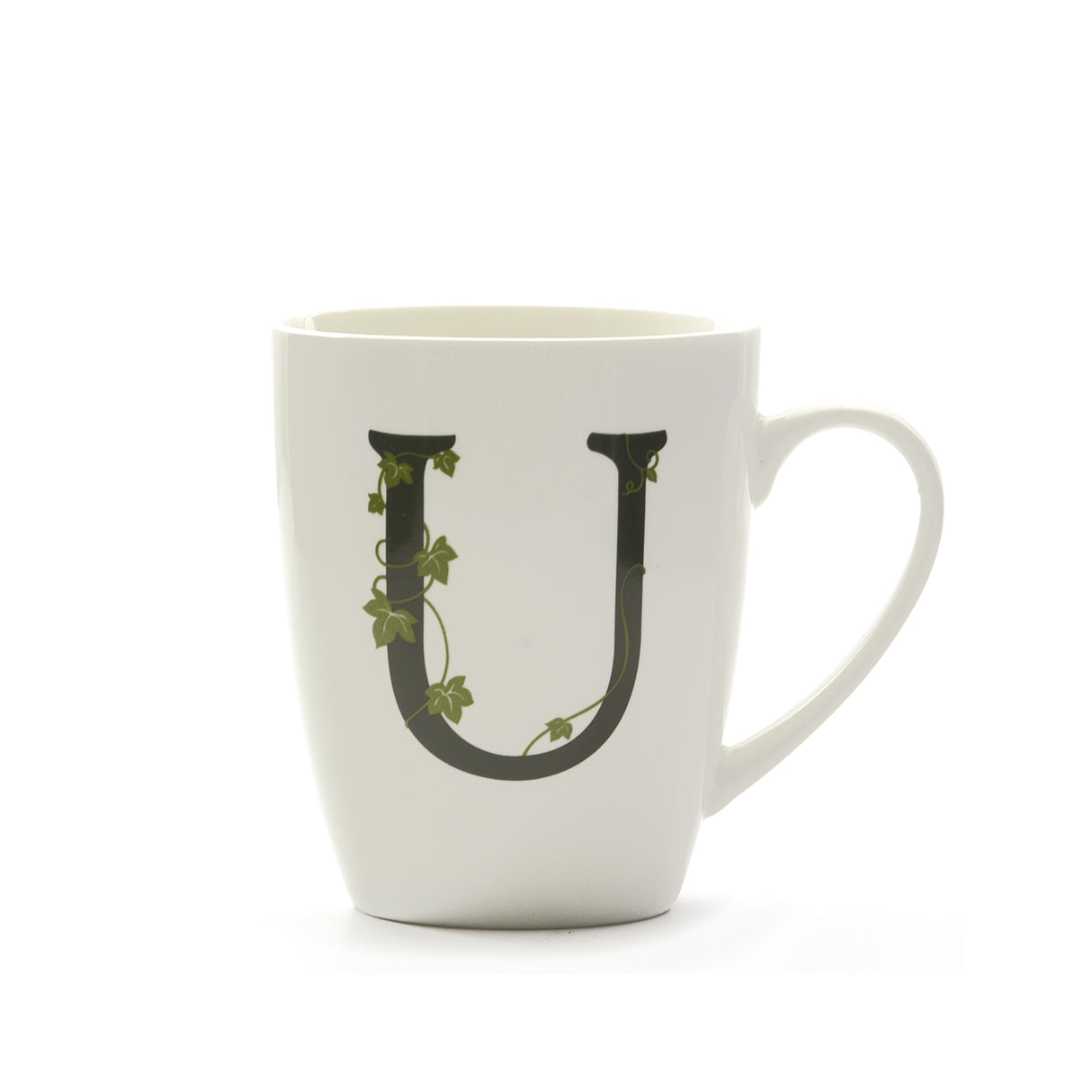 LA PORCELLANA BIANCA - Atupertu Tazza Mug Lettera "U" 380ml