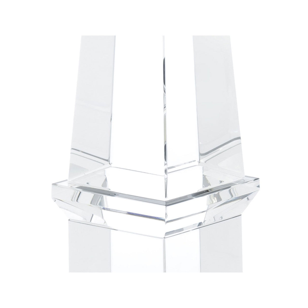 ABHIKA Obelisco Decorazione in Cristallo 33cm