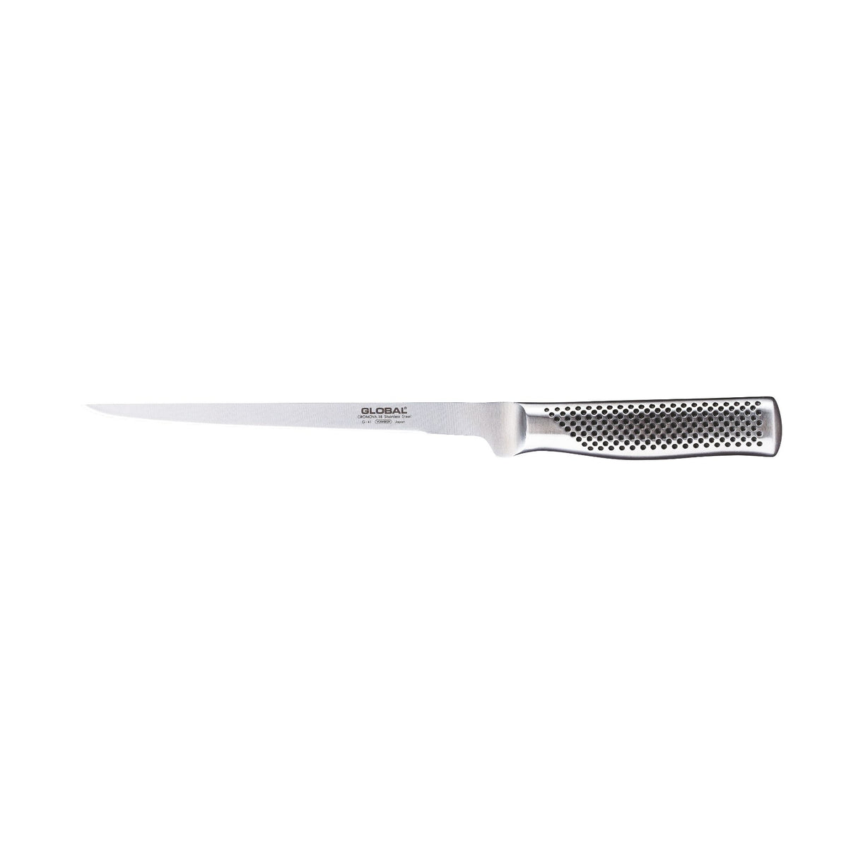 GLOBAL Coltello per Filettare Svedese 21cm in Acciaio Inox Cromova 18 G-41