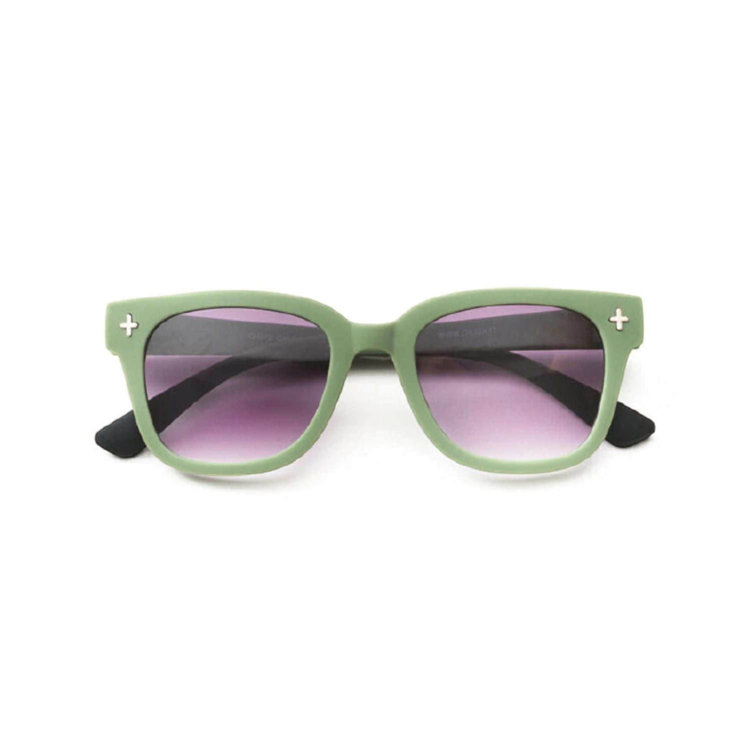 OKKIA Giovanni Occhiali da Sole Unisex Soft Touch Verde e Nero