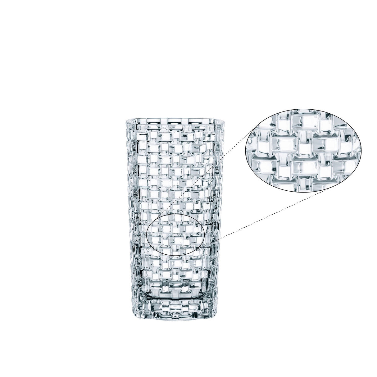 NACHTMANN - Bossa Nova Flower Vase 28cm Crystal 80729