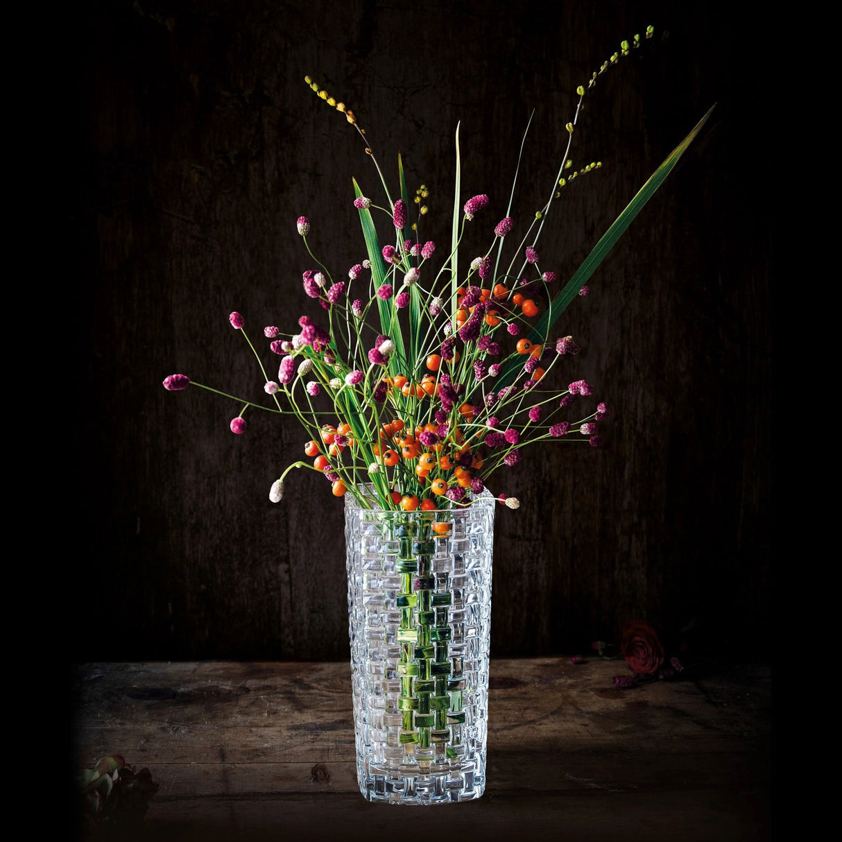 NACHTMANN Vaso da Fiori Bossa Nova 28cm Cristallo