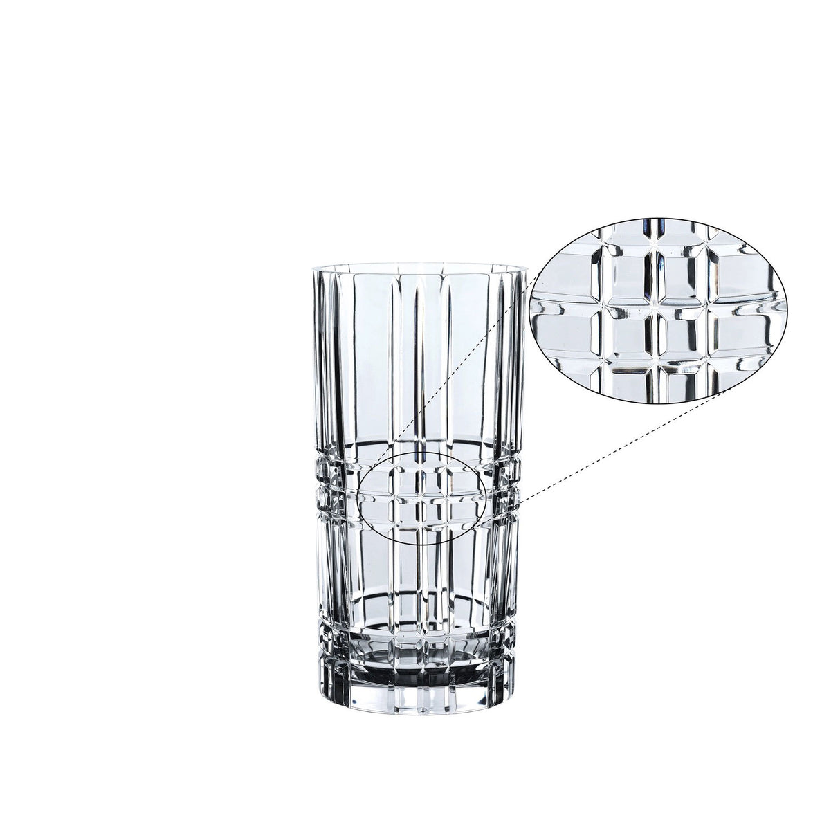 NACHTMANN Vaso Square in Cristallo 28cm