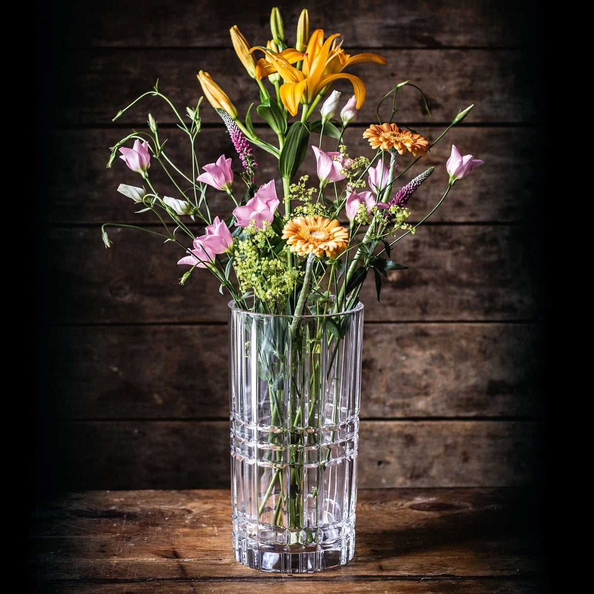 NACHTMANN Vaso Square in Cristallo 28cm