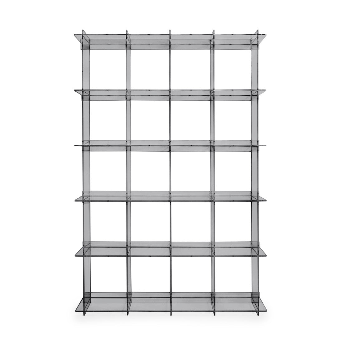 iPLEX Atmosfera 4 Libreria in PMMA 202x131cm Fumè Grigio Made in Italy