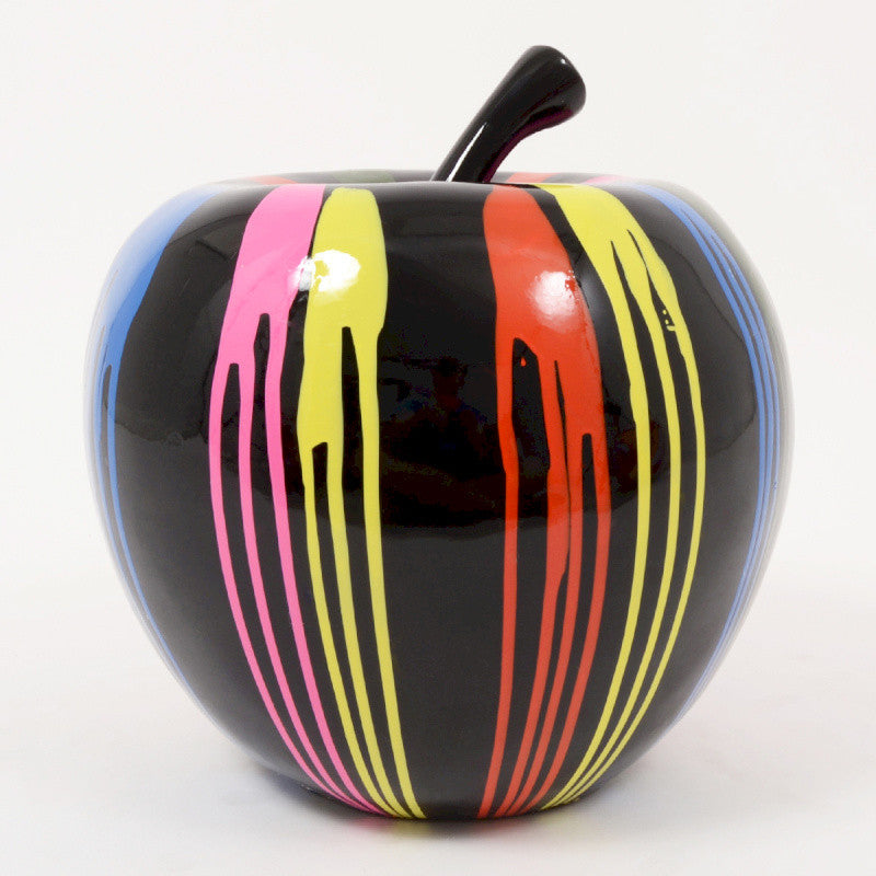 DRIMMER Trash Mela Decorativa Nera 38cm Poliresina