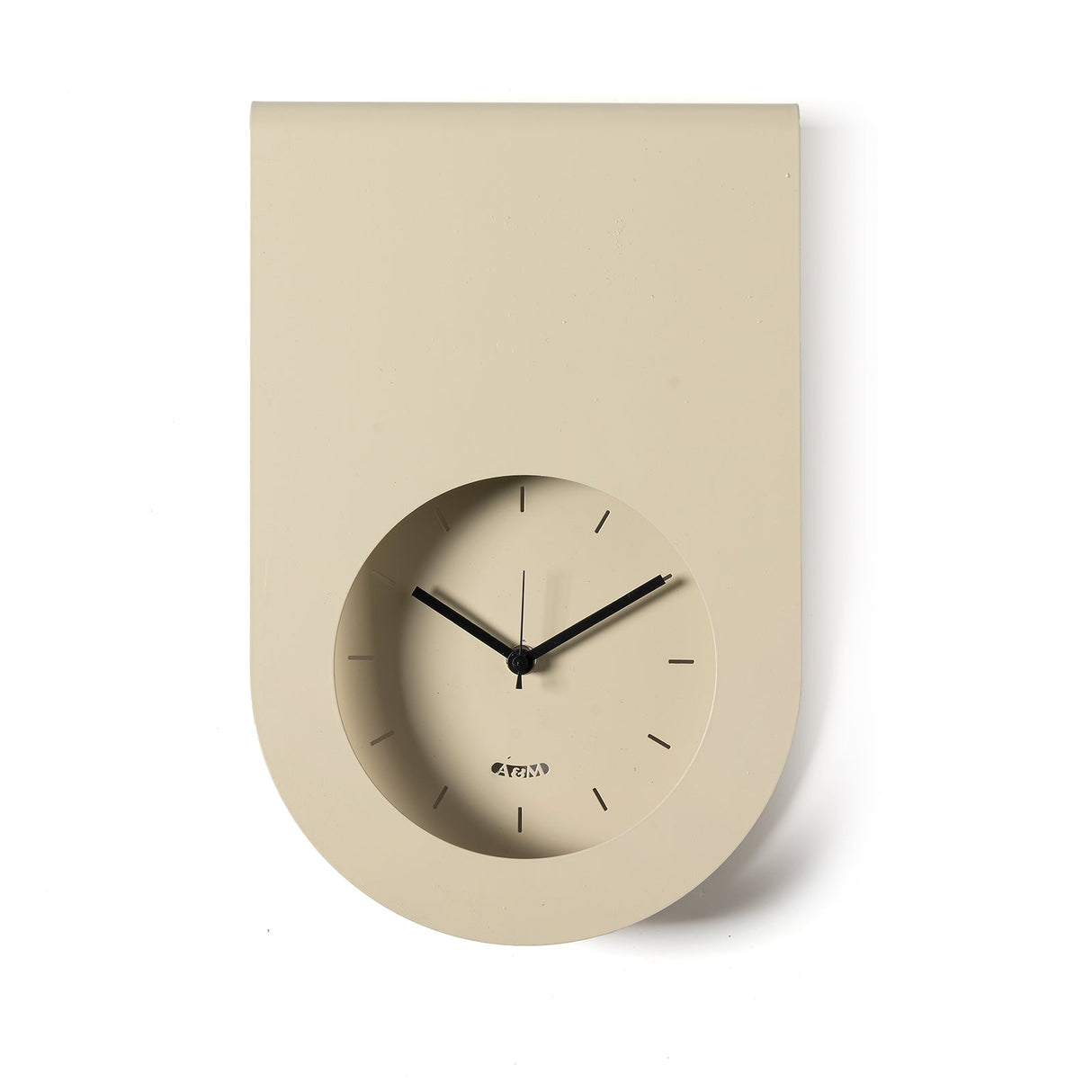 ARTI & MESTIERI Orologio di Design Minimal Lembo Crema 32x21cm