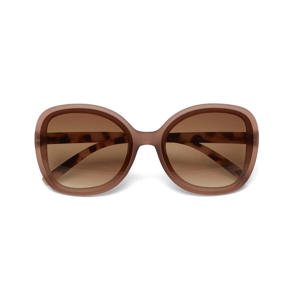 OKKIA Anna Occhiali da Sole Donna Esagonali Rosa Avana