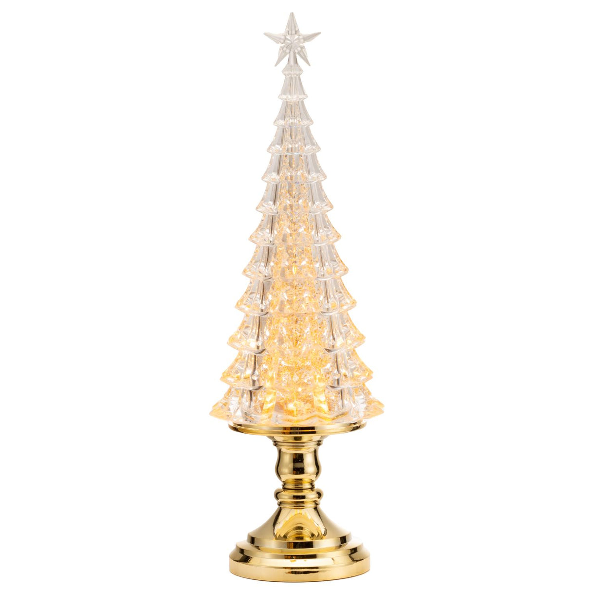 PALAIS ROYAL Albero di Natale con LED Decorazione Natalizia Pino 43cm Oro