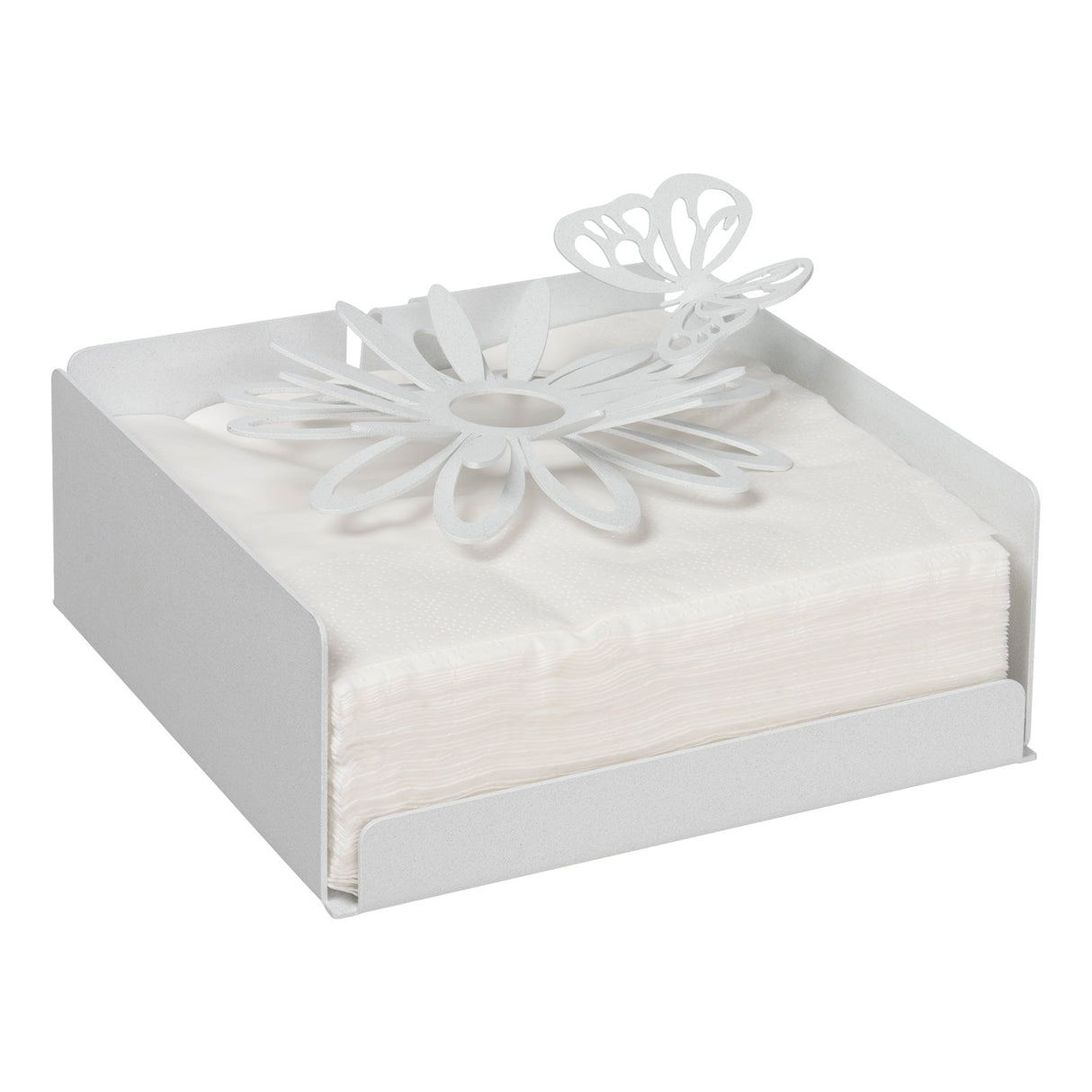 ARTI & MESTIERI Portatovaglioli Margherite Bianco Marmo