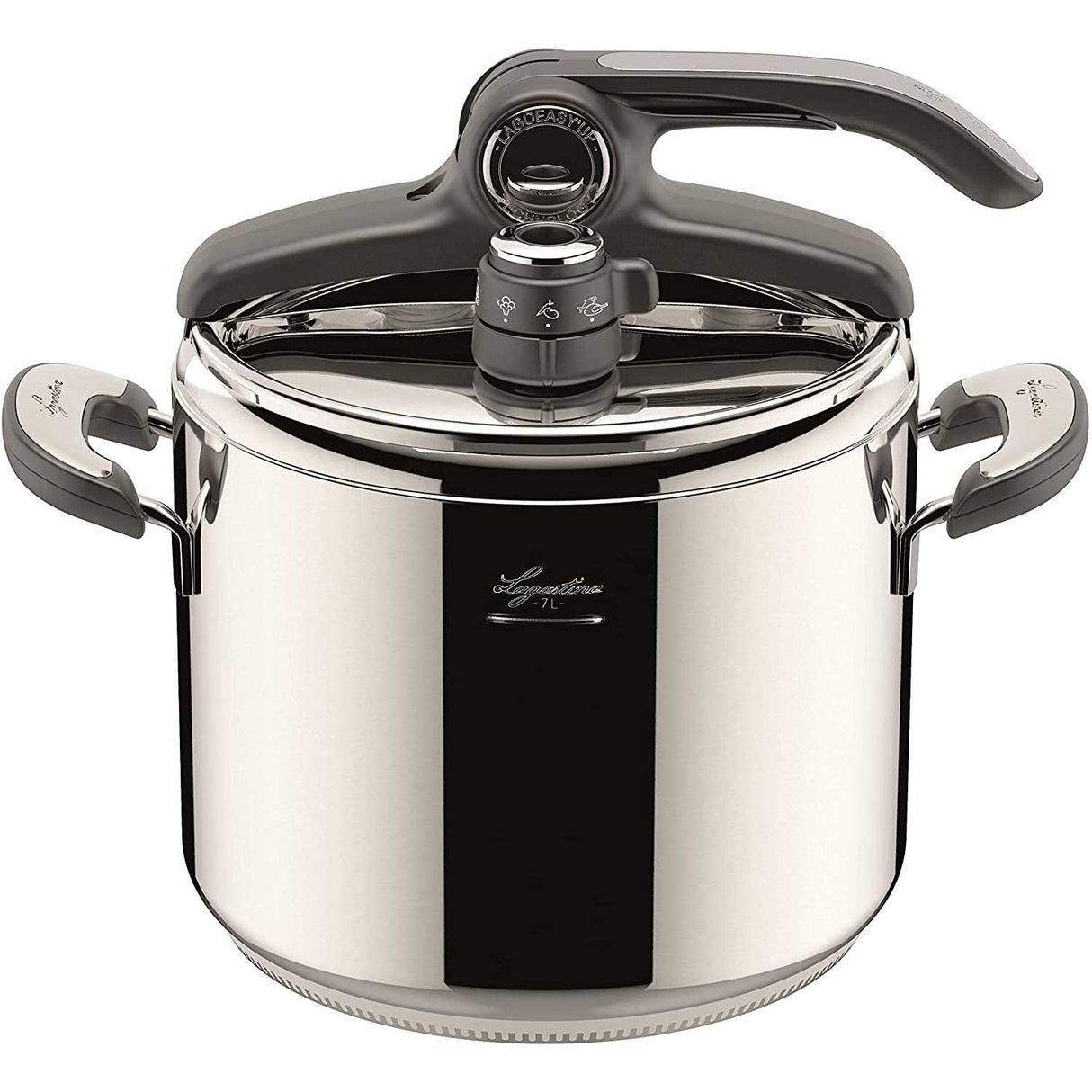 LAGOSTINA - Novia Vitamin Lagoeasy'Up Pressure Cooker 7L 18/10 Stainless Steel